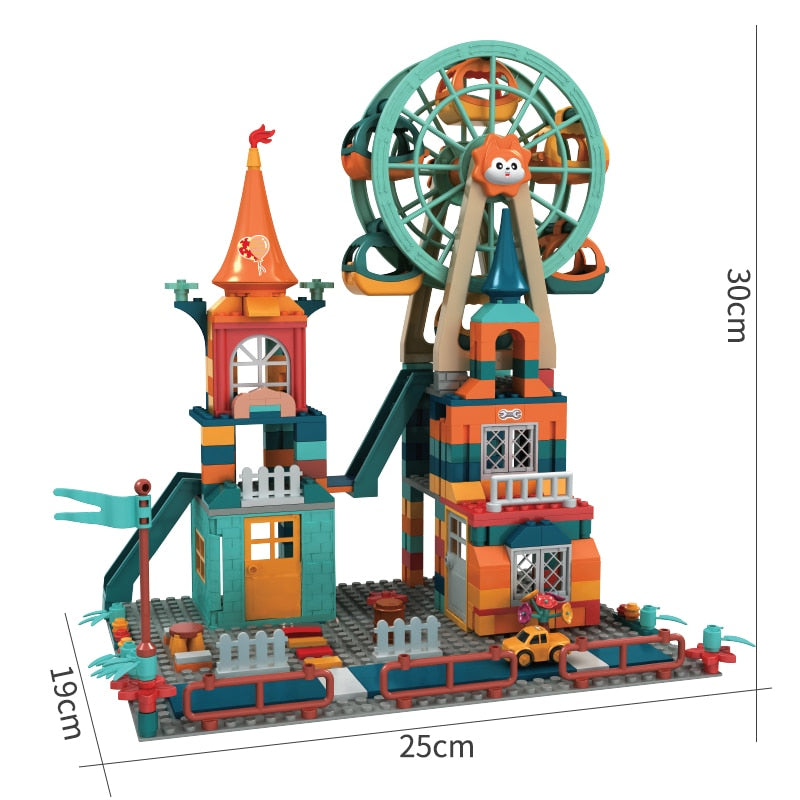 Roda Gigante Blocos de Construção Brinquedo Educativo