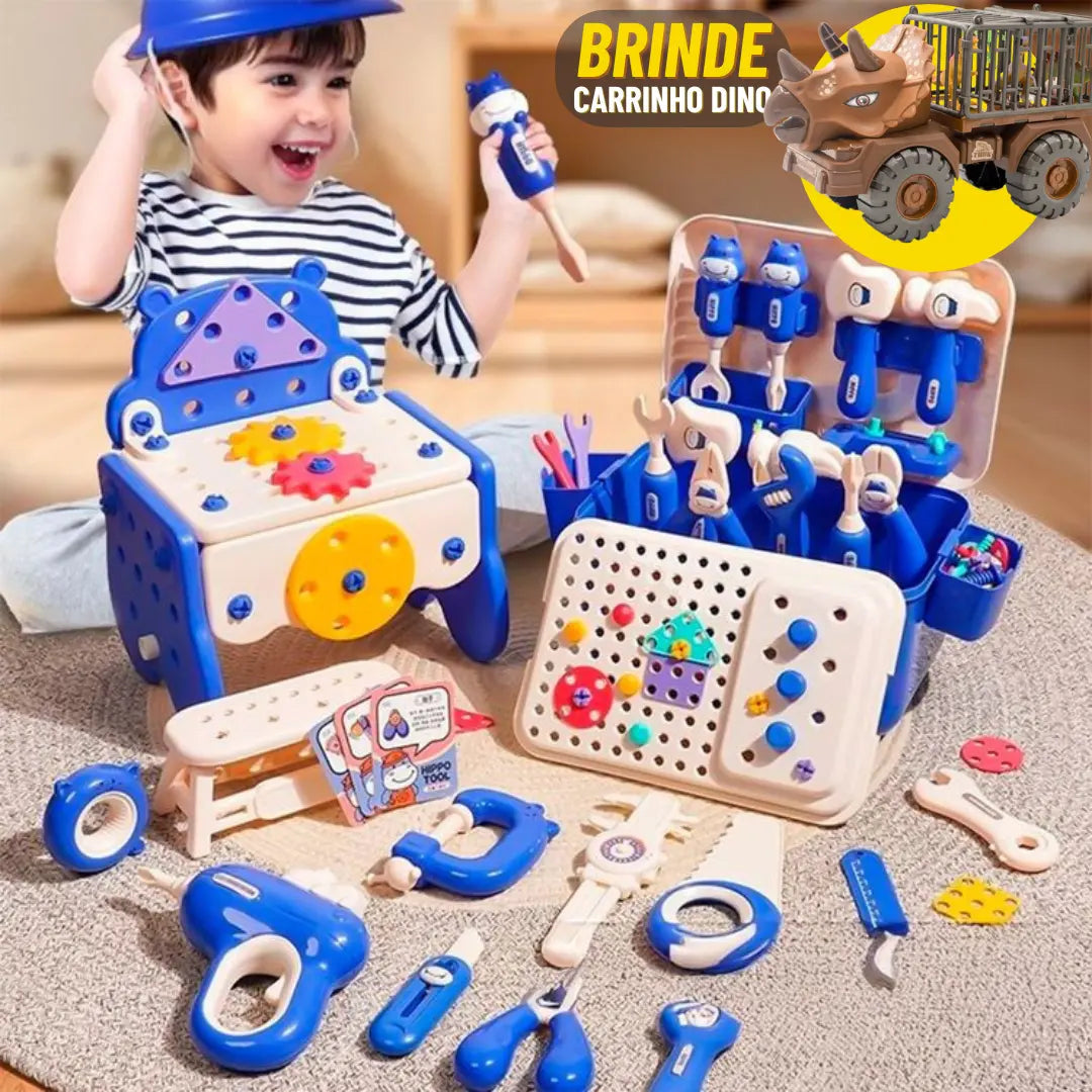 Kit Construtor Kids + Brinde Carrinho Dino