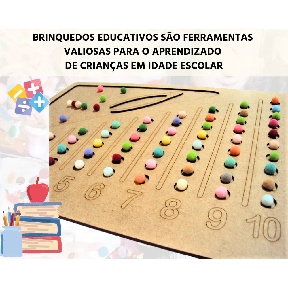 Tabuleiro de Contagem Montessori