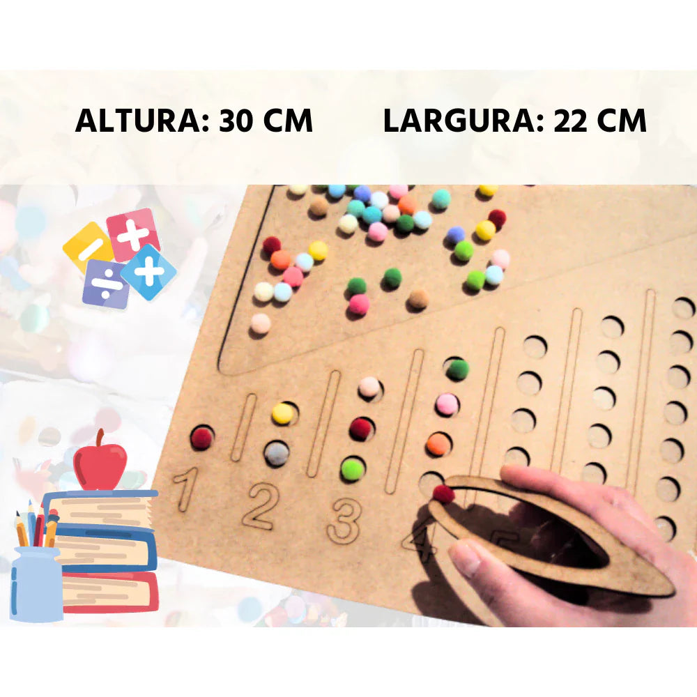 Tabuleiro de Contagem Montessori