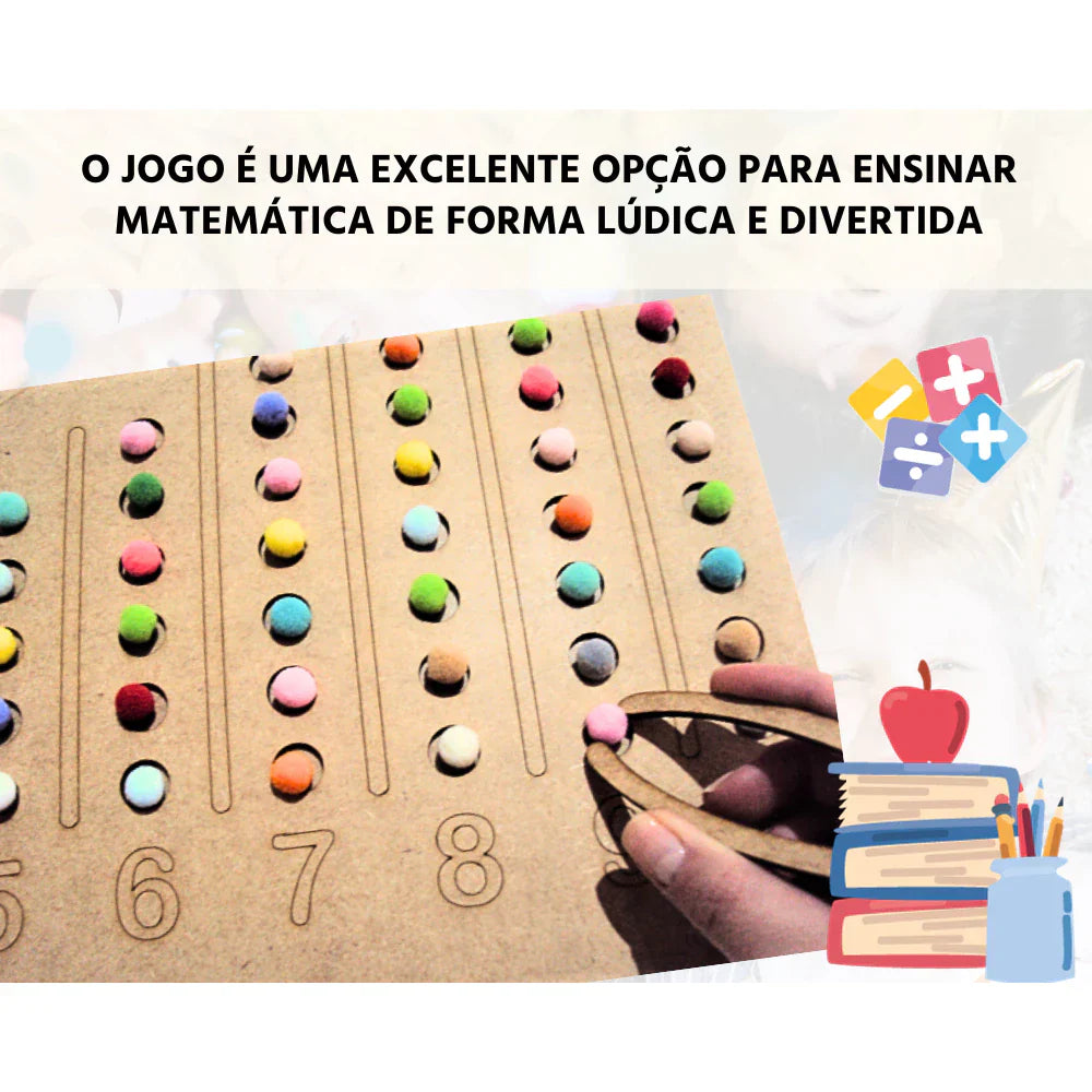 Tabuleiro de Contagem Montessori