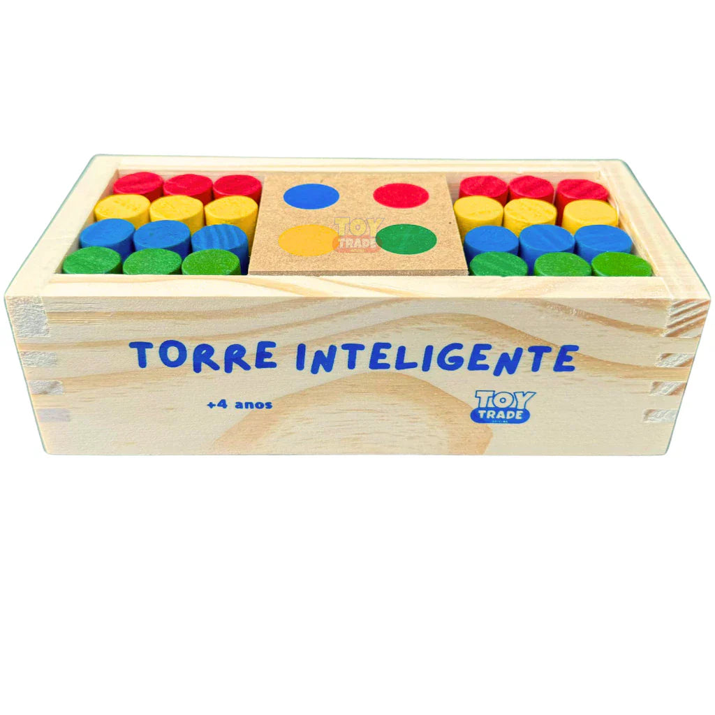 JOGO TORRE INTELIGENTE EM MADEIRA